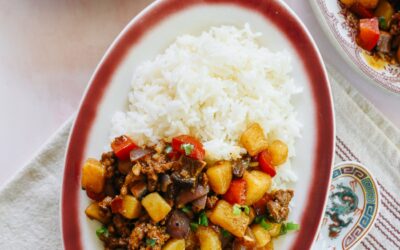 Braised Ground Pork & Potatoes 