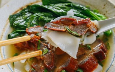 Ho Fun Noodle Soup with Char Siu