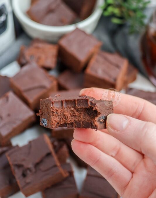 Rum & Raisin Fudge!