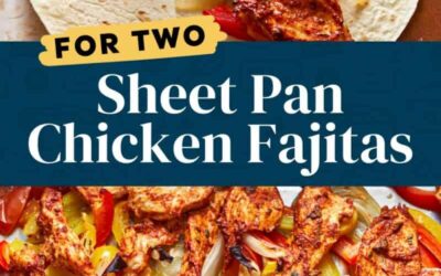 Sheet Pan Chicken Fajitas (For Two!)
