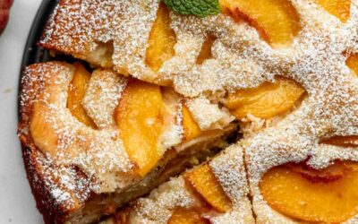 Fresh Peach Cake (Extra Peaches!)