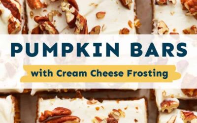 Pumpkin Bars with Cream Cheese Frosting