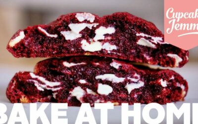 Red Velvet New York Cookie Recipe! | Cupcake Jemma